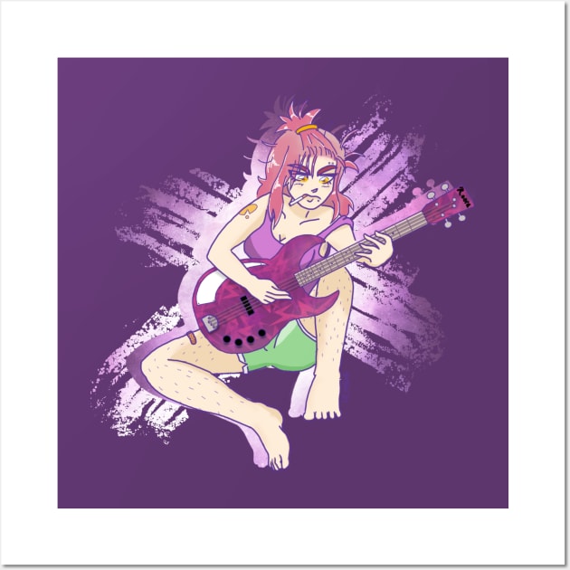 Bass Babe Wall Art by HyakuSushi